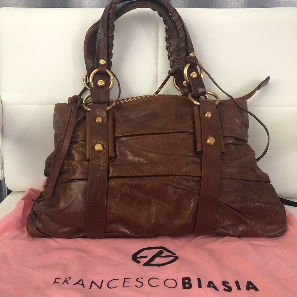 Francesco Biasia Leather Handbag